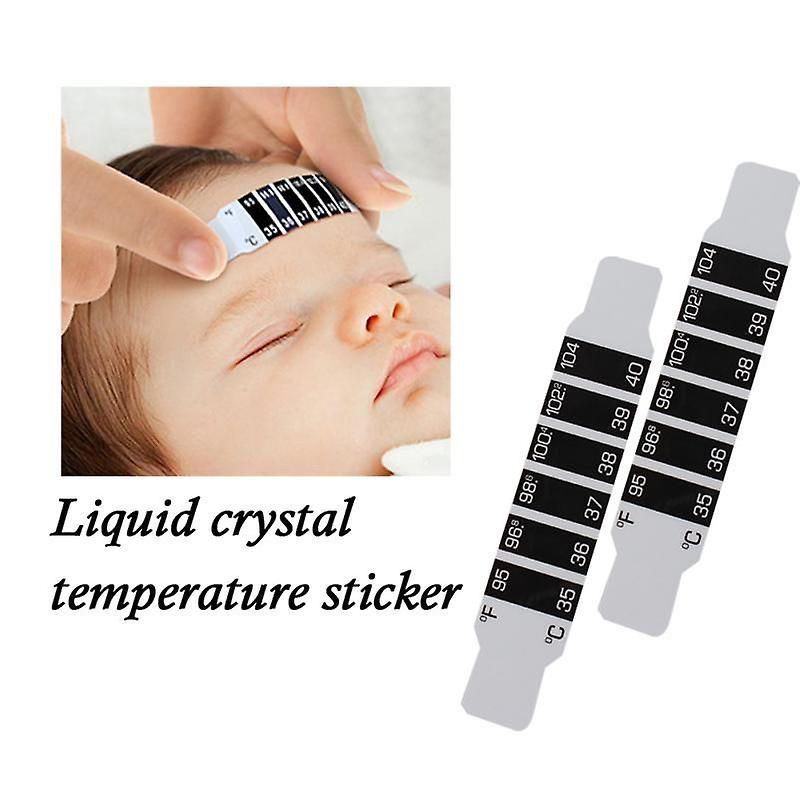 Thermometer Strip  Flexible Head Fever Forehead Thermometer Color Change Home. 