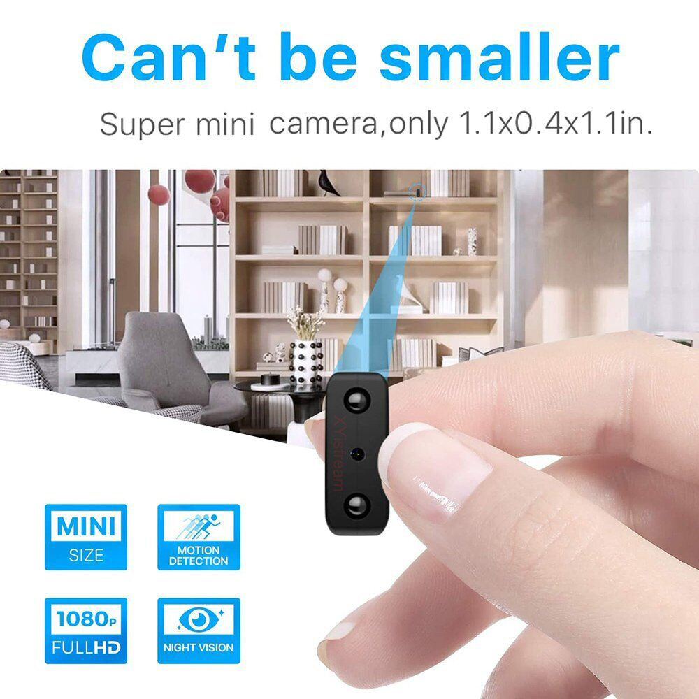 Mini Camera XD IR-CUT Smallest Full HD 1080P Home Security Camcorder Infrared Night Vision Micro cam DV DVR Motion Detection. 