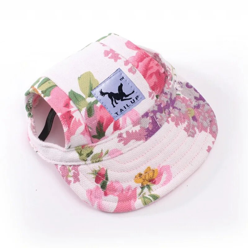 【3C VictoryEagle】[TAILUP]Dog Hat With Ear Hole Summer Baseball Cap Small pet product Oxford Cloth breathable Cool Doggie py0017. 