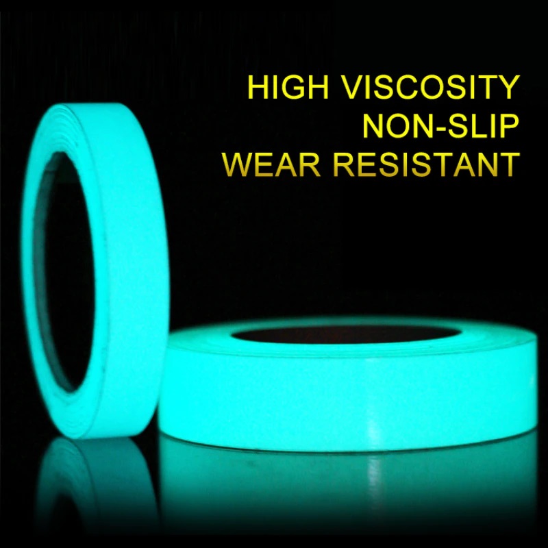 10 Feet Luminous Tape (3CM/1.5 CM X 3M) for Bicycle Accessories Fluorescent Tapes Tape Night Vision Self-adhesive Sticker bike motor cycle. 