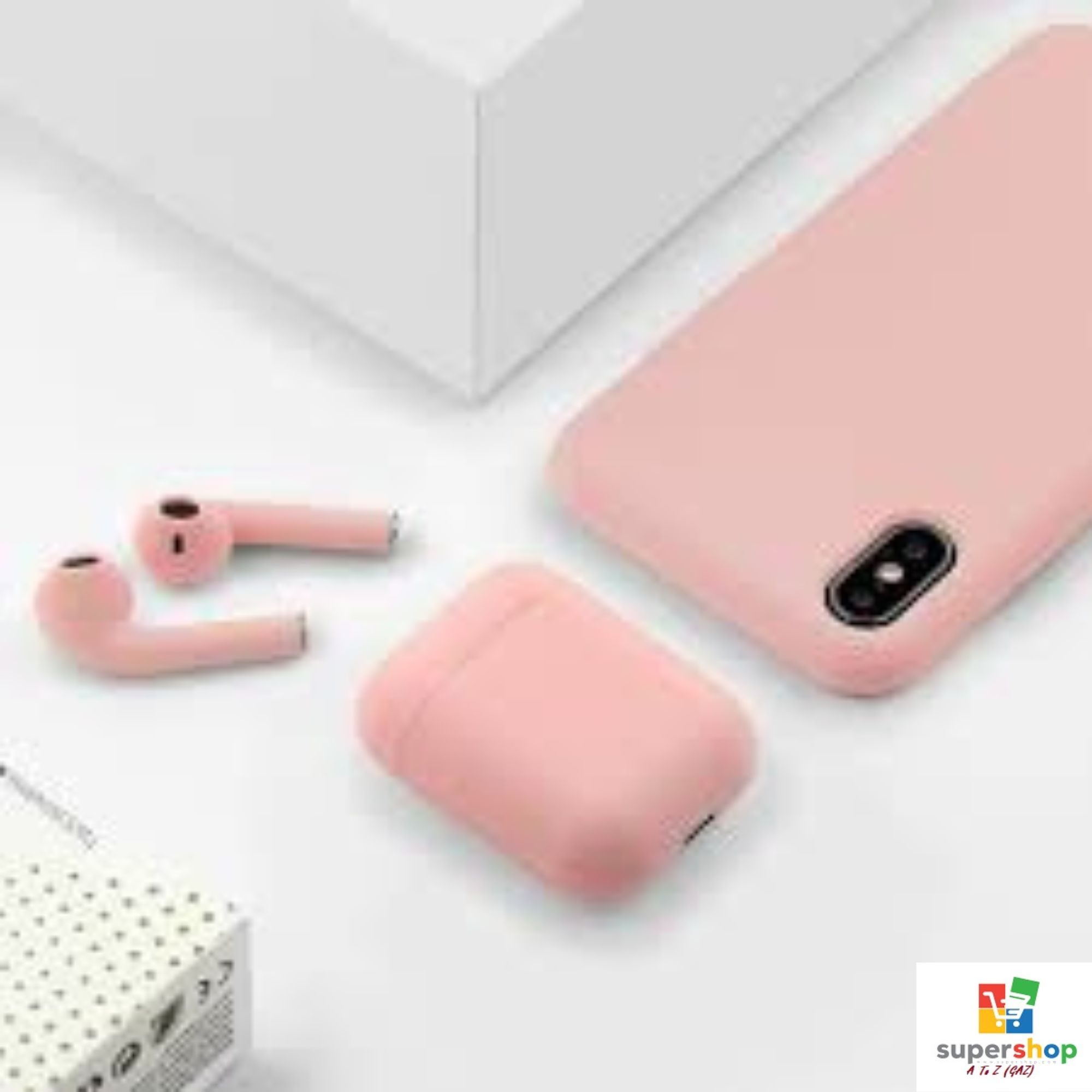 i12 Bluetooth Headset TWS Bluetooth 5.0 Noise Cancelling Touth Control Earphone With Charging Box. 