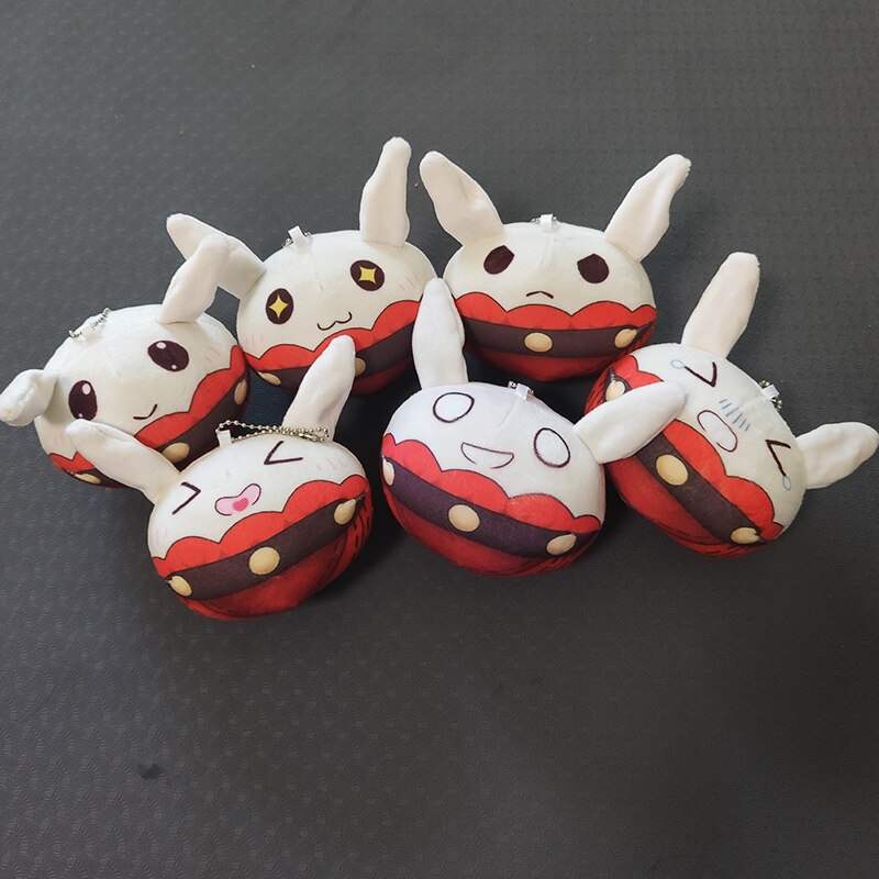 6CM Genshin Impact Slime Klee Bouncing Duduke Two-dimensional Cute Doll Plush Toy Birthday Present Game Peripherals Collect. 