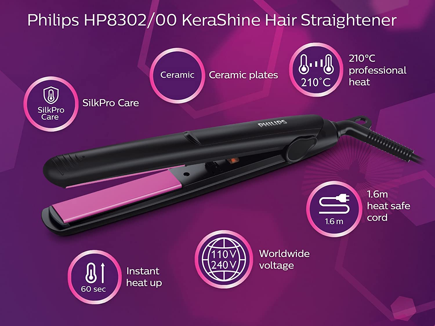 Philips HP 8303/06 Hair Straightener