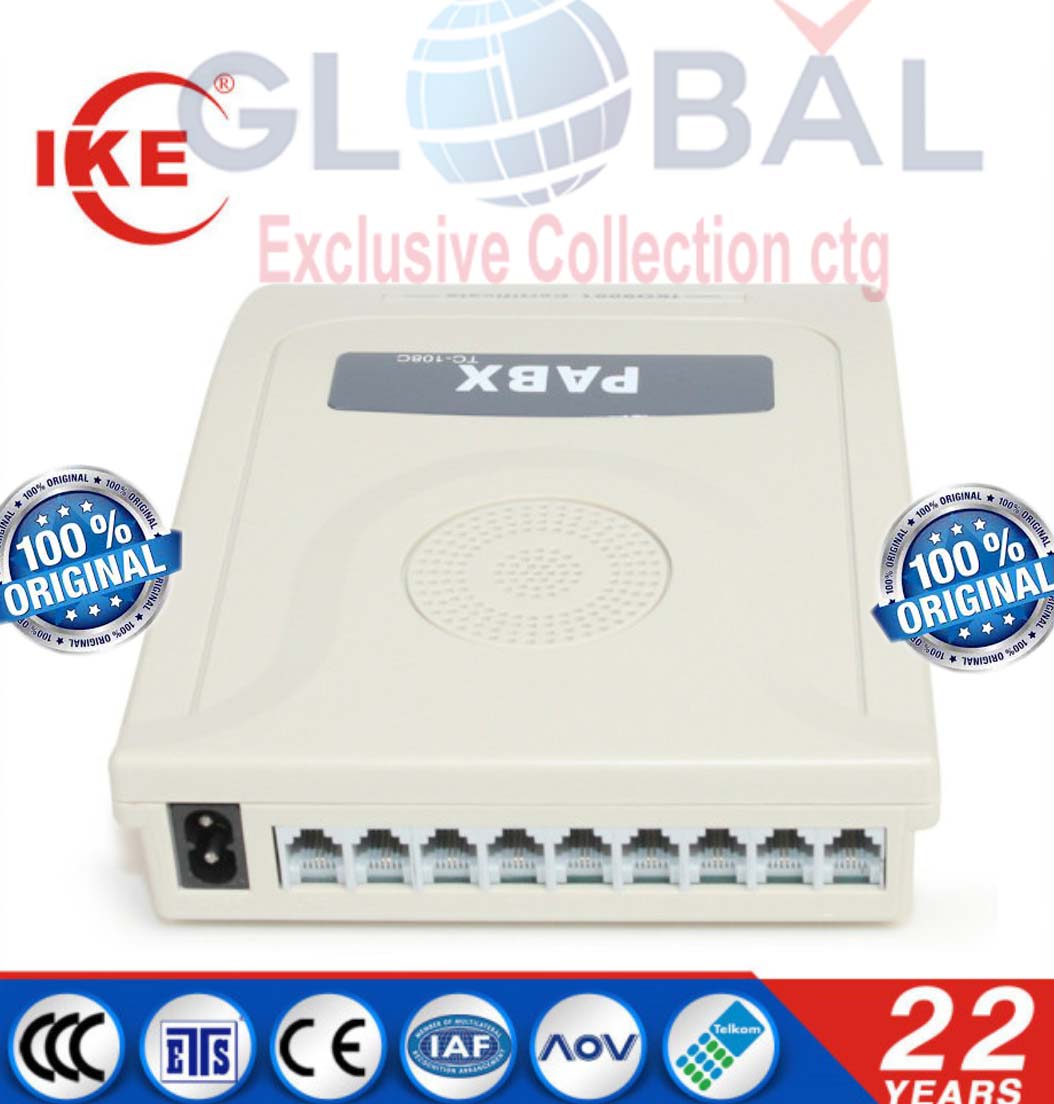 IKE PABX TC-108, 1 Lin in 8Ext .PABX Intercom System. 
