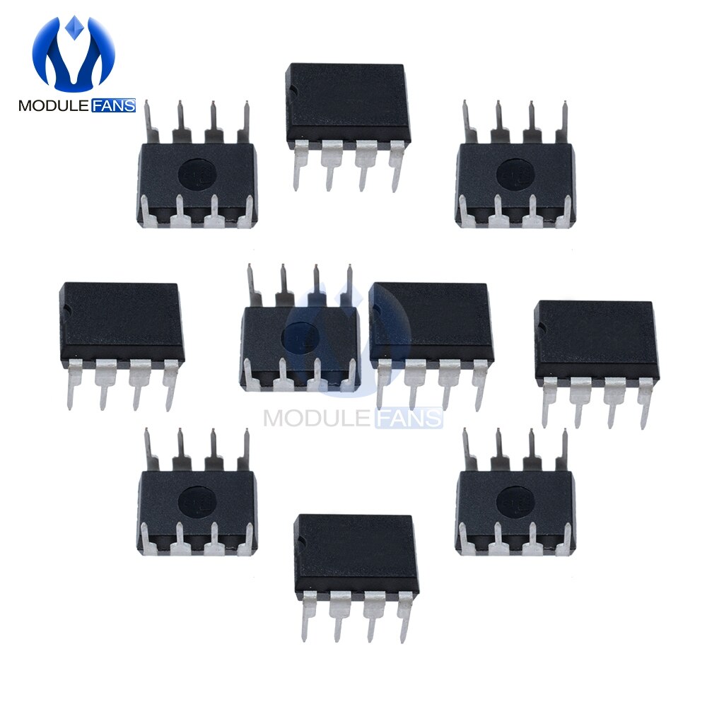 【happy one】10PCS NE555 NE555P NE555N 555 Timers DIP-8 SINGLE BIPOLAR TIMERS IC Chip 8 PIN 8P 8PIN. 