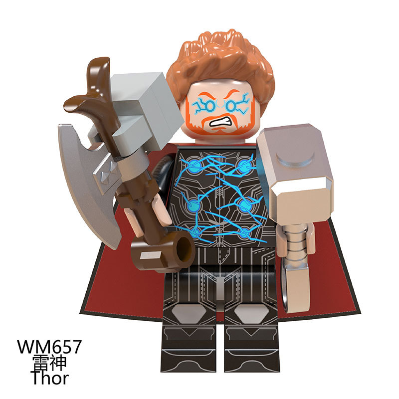 WM6056 Avengers 4 Movie Series Building Block Minifigure Eagle Eye Thor Building Block Children's Toy. 