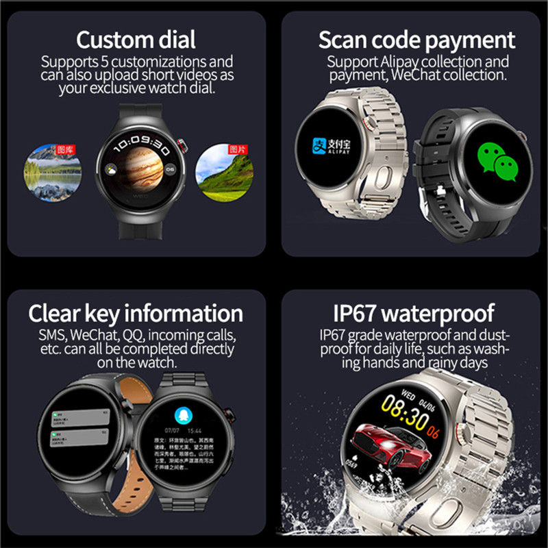 Smart Watch G7 MAX 1.53inch HD Large Screeen Custom Dial NFC AI Voice Assistant Compass Sport Tracker Men Smartwatch. 