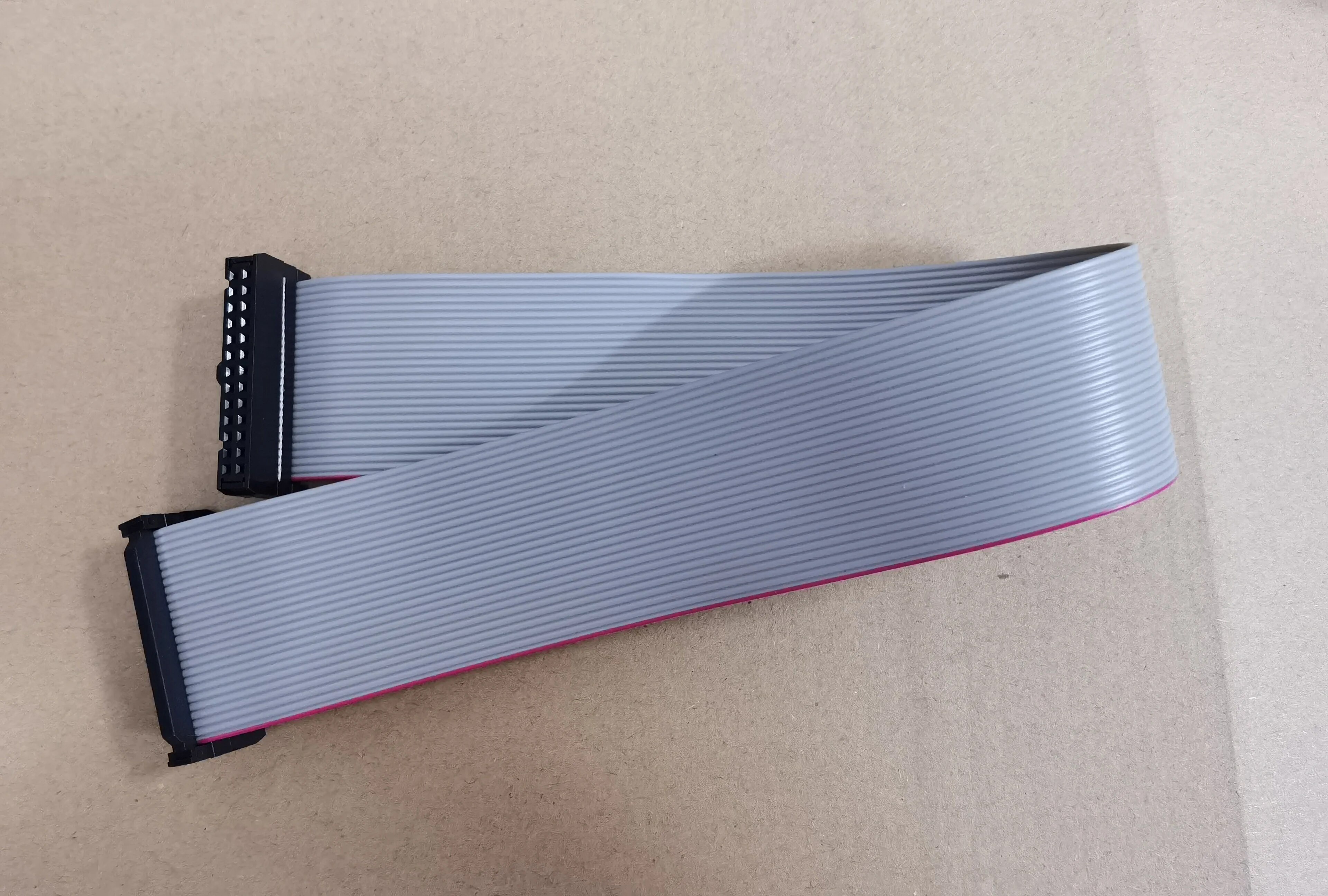 1PCS FC-26p 30CM 2.54MM pitch JTAG AVR ISP DOWNLOAD CABLE 26P WIRE 26PIN Gray Flat Ribbon Data Cable FOR DC3 IDC BOX HEADER. 