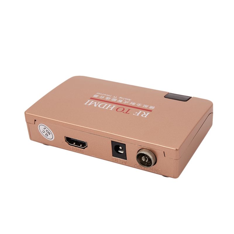 RF To HDMI Converter Adapter Analog Receiver Analog TV Box Digital Box Remote Control EU Plug. 