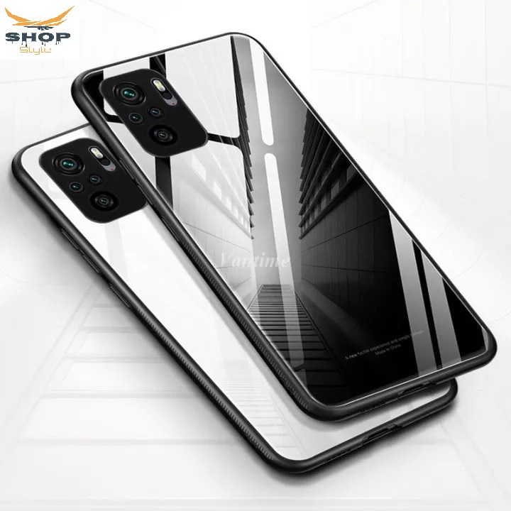 For Xiaomi Redmi Note 10S - (100% Premium Quality) DESIGNED IN HONG KONG Scratchproof Tempered Glass Case Back Cover Casing ..