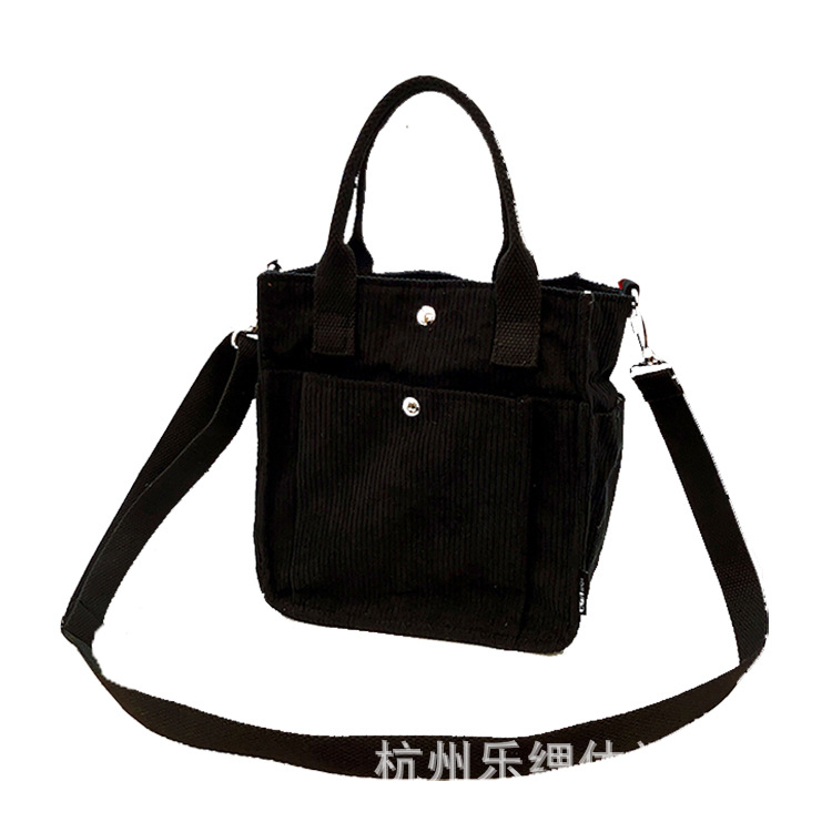 Women's ag Corduroy ew Small Square ag orean Insta ag Cross border Foreign rade rend andbag Single Shoulder iagonal ag. 