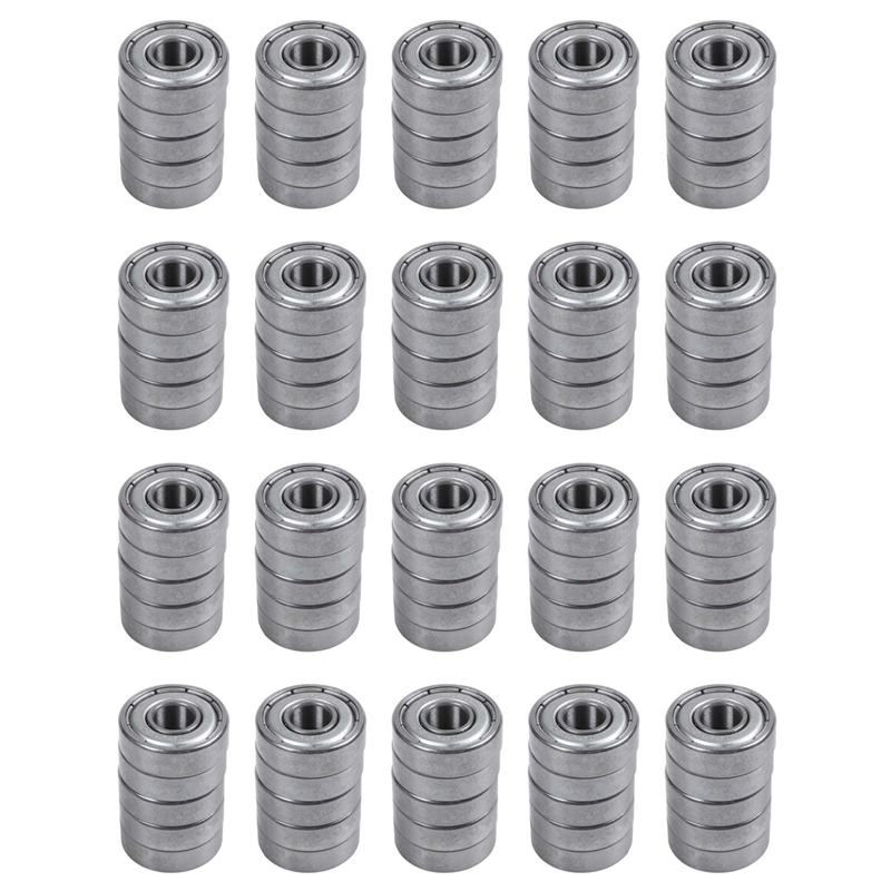 607Z 7 X 19 X 6mm Double Shielded Deep Groove 100 Pcs