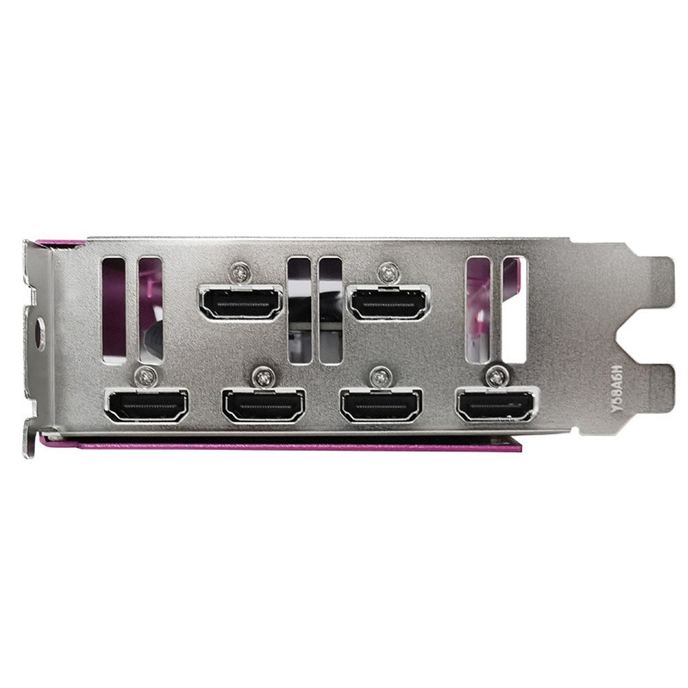Yeston RX580-8GD5 6HD Graphics Card 8G/256bit/GDDR5 Memory 1206MHz Core Frequency 6 HD Ports Suport 6 Screens and 4K /2K HD/1080P Resolution-purple. 