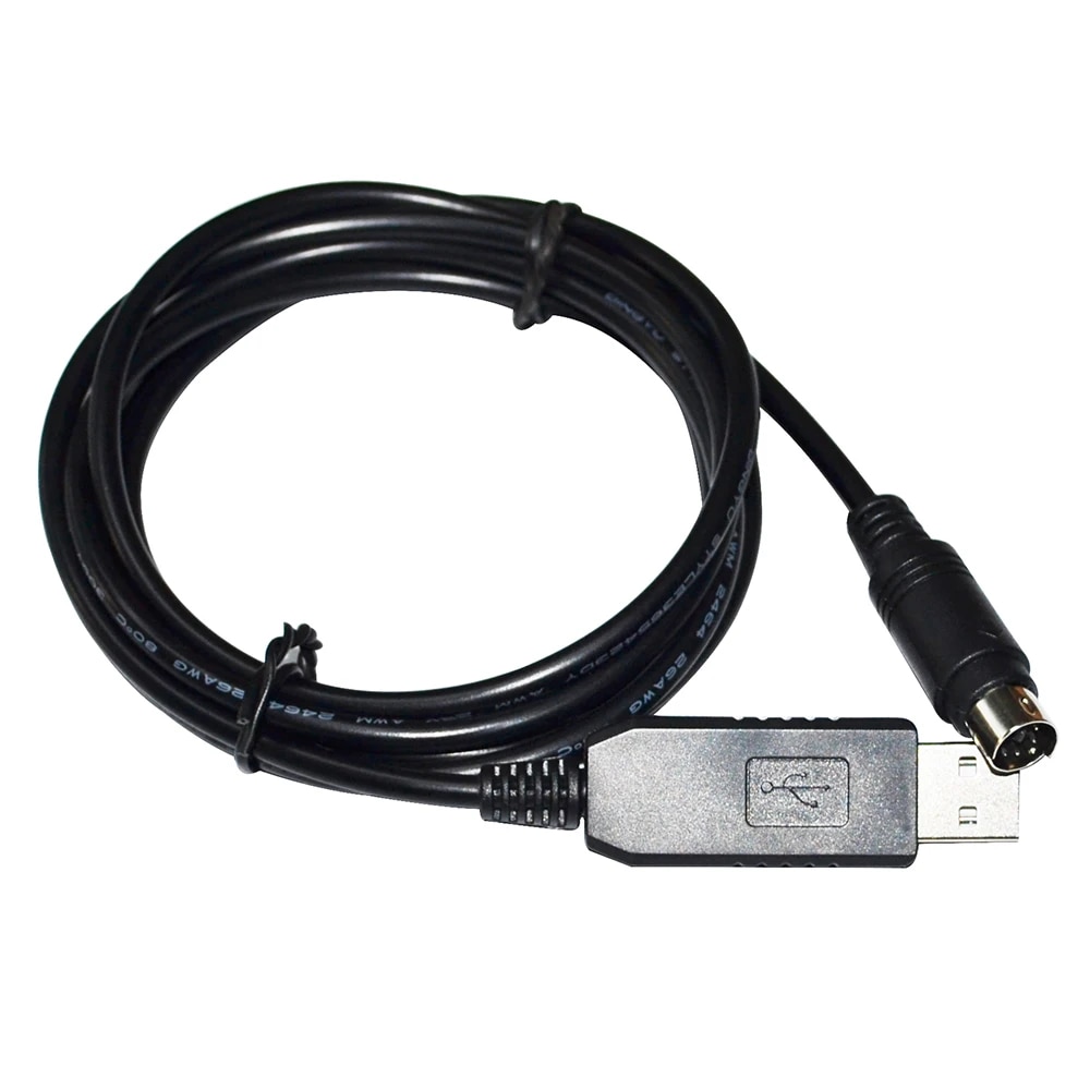 FTDI FT232RL CHIP USB TO PS/2 MINI DIN 6P MD6 CONNECTOR RS232 SERIAL UPGRADING FIRMWARE CABLE FOR METREL EurotestXD MI 3155