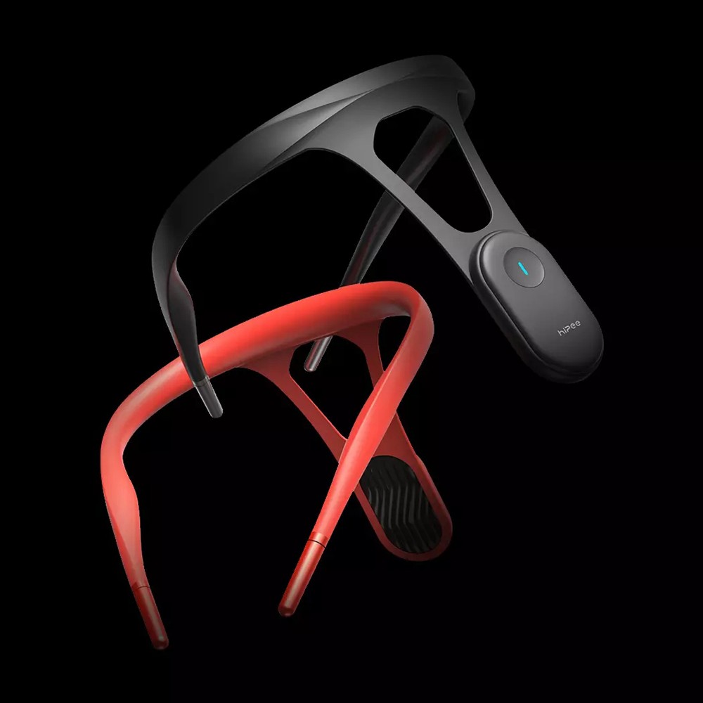 Hipee intelligent posture corrector for real-time monitoring of back health - black. 