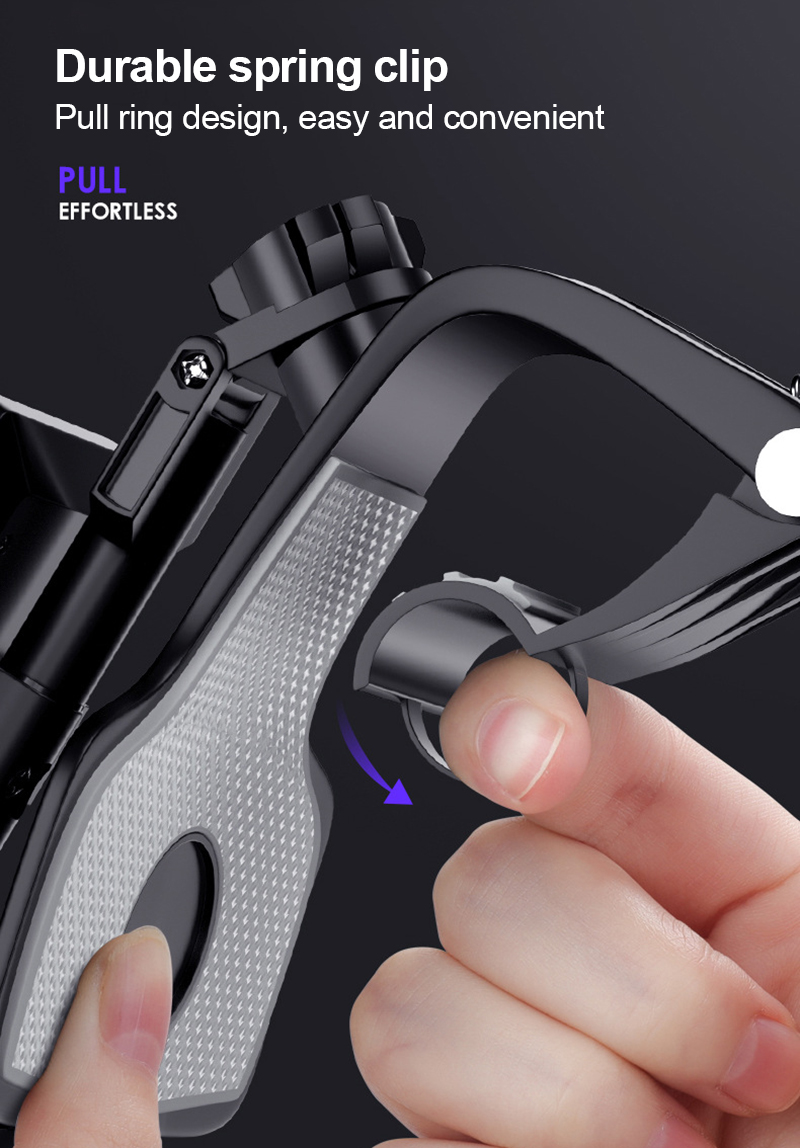 Upgrade Car Multifunctional Phone Bracket 360°Stand Bracket Clip Upgrade Spida Mount - Universal Phone Clip 1200° Degree Rotation For 3-7 Inch phones Good effect and easy to use. 