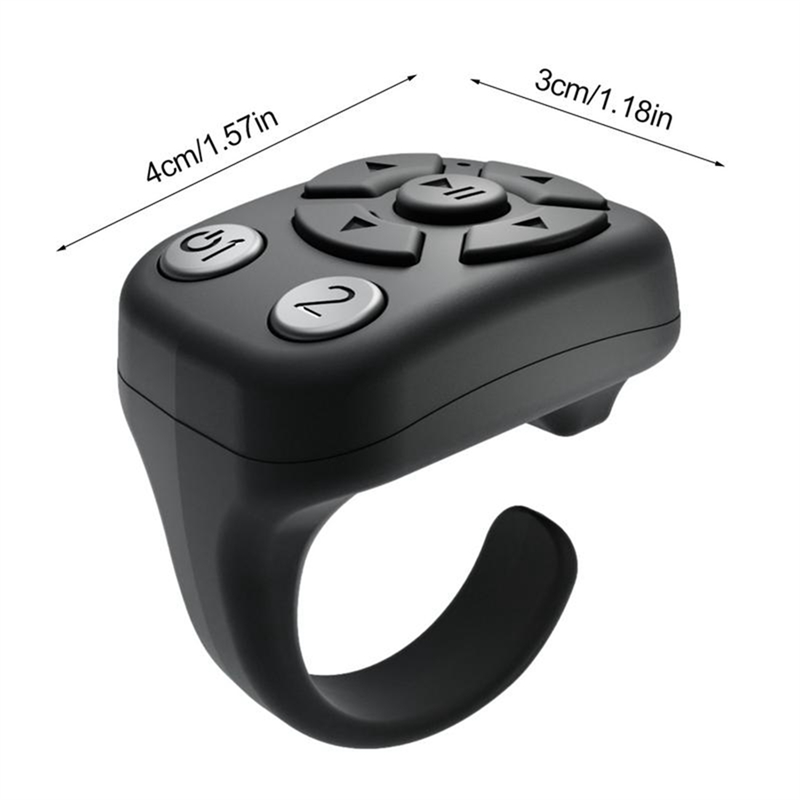 FORIDE Wireless BT Shutter Release Button Mini Fingertip Ring Remote Control Phone Selfie Controller Self-. 