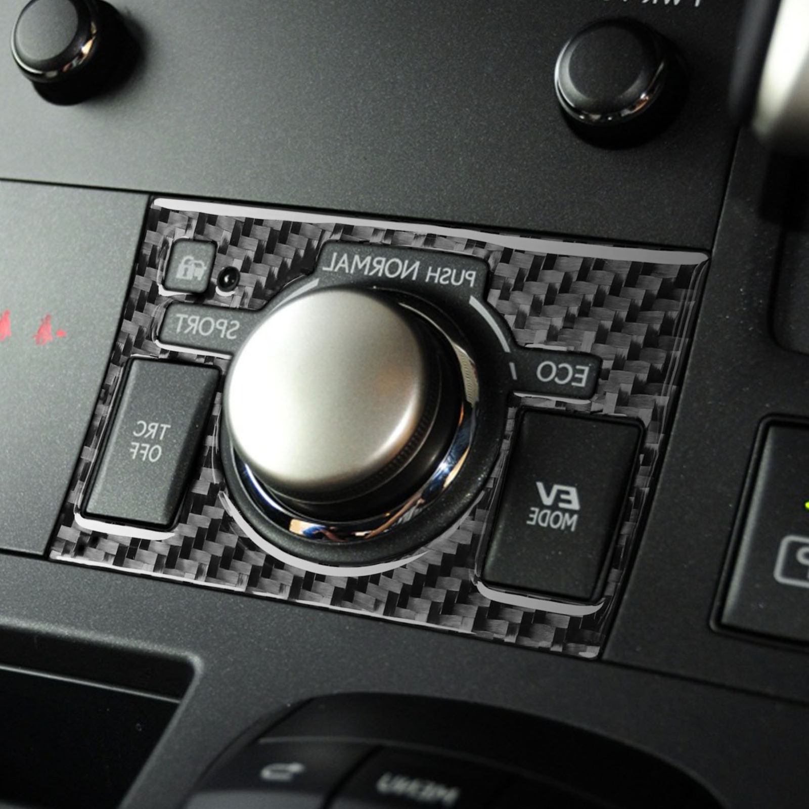 (New)Car Control Panel High-level Configuration Decorative Sticker for Lexus CT 2011-2017, Right Drive. 