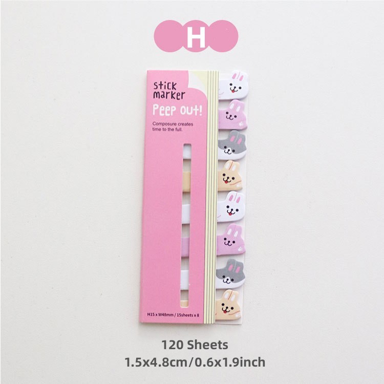 New weet Journal 120 heet Cartoon Animal ticky Note tick Marker Memo Pad Lable ticker Bookmark Notepad ticky Index