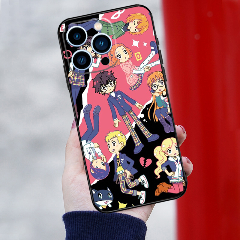 Persona 5 Phone Case For iPhone 15 14 13 12 11 Pro Max 13 Mini XR XS X 8 7 Plus SE 2020 Soft Back Cover. 