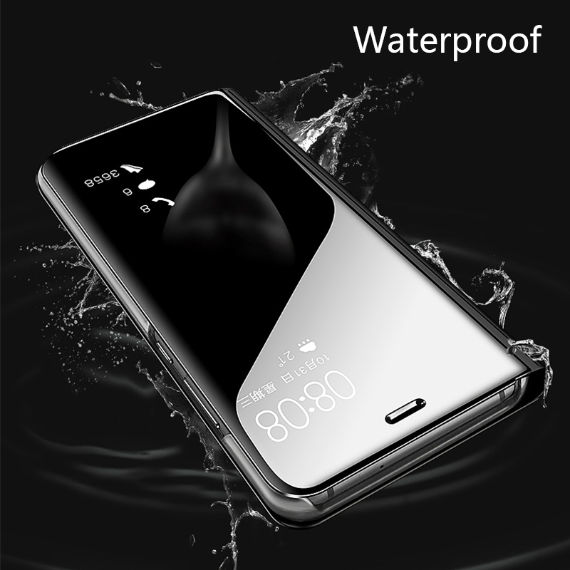 Biruiqu For OPPO A33 A53 Soft Hard Shockproof Flip Stand Mirror Case Cover. 