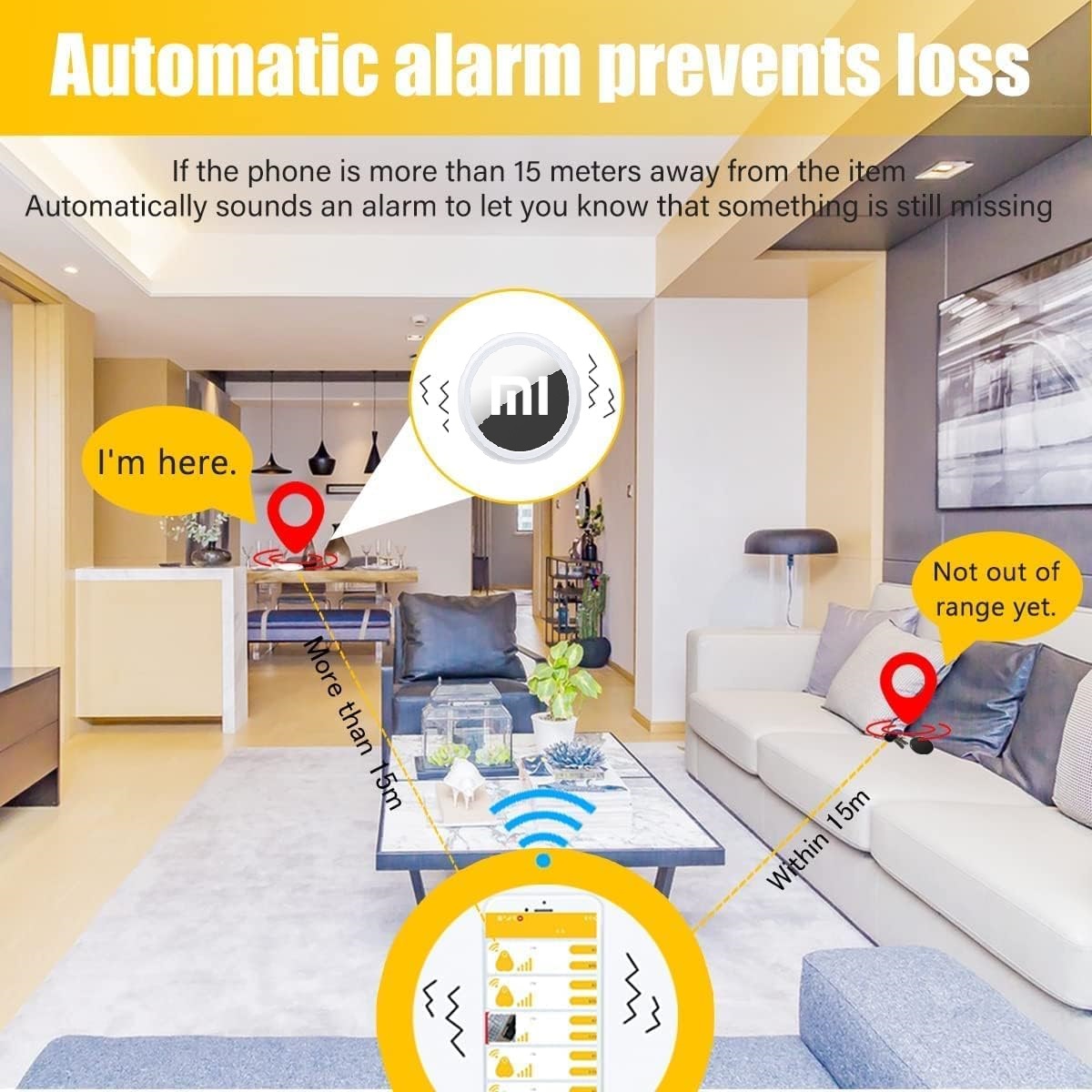 Xiaomi Mini Smart Finder Portable Locator Bluetooth 4.0 Tag Tracker Children Wallet Locator Device Locator Anti Loss Location. 