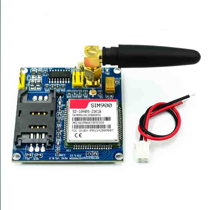 SIM900A Module with Antenna & pin -mini-Type networking system for students. 