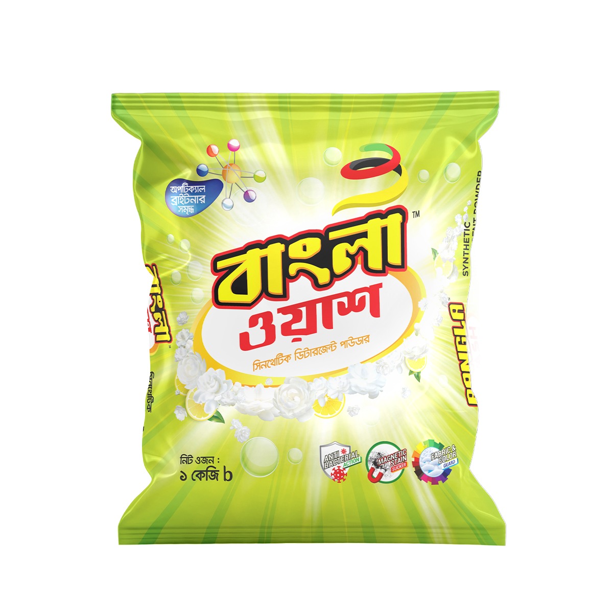 BANGLA WASH Detergent Powder 1 kg. 