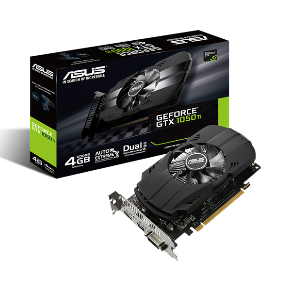 ASUS Phoenix GeForce GTX 1050 Ti 4GB GDDR5 Graphics Card. 