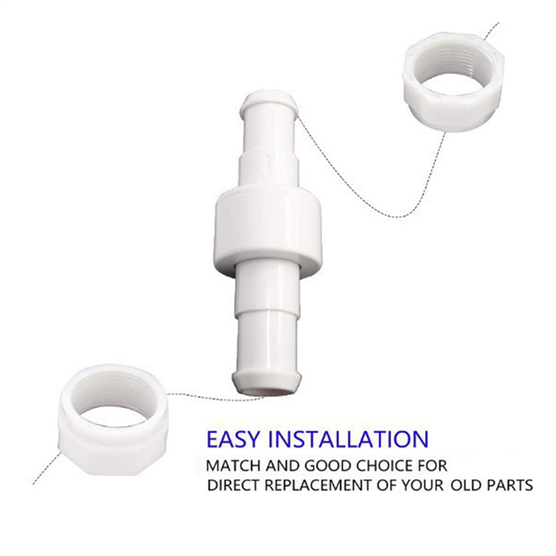 D20 Hose Swivel with D15 Hose Nut Compatible with 280, 380, 180 Pool Cleaner Hose Swivel,Pool Cleaner Replacement Parts. 