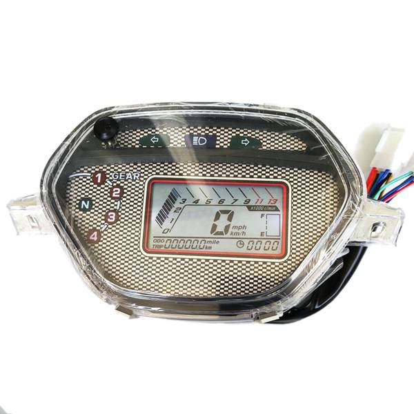 7 Colors Backlight ​LCD Speedometer Pnp ​DIGITAL METER Alpha for Honda Wave 100 Old/Ex5 Class/Wave Alpha 110 CX CD. 
