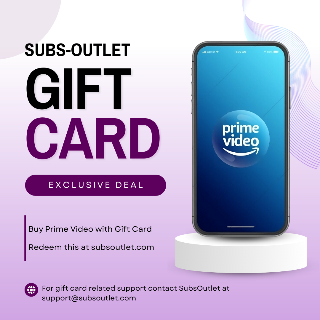 Prime Video Gift Voucher Prime Movie Gift Card Amazon Prime Video