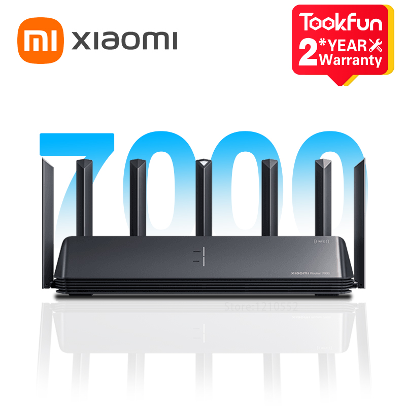 Xiaomi Mi Router BE7000 Tri-Band WiFi VPN 1GB Mesh USB 3.0 IPTV 4 x 2.5G Ethernet Ports Modem Signal Amplifier PPPoE