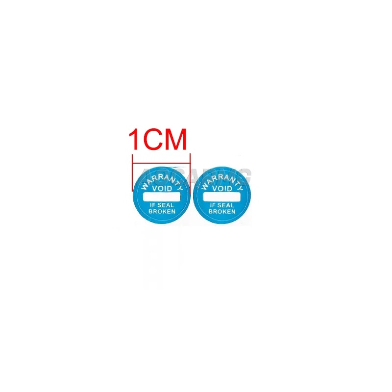 Aocarmo 100pcs/lot 1CM 10mm Damage Label Warranty Void Seal Easy Broken Fragile Sticker Adhesive For Cellphone Laptop Repair. 