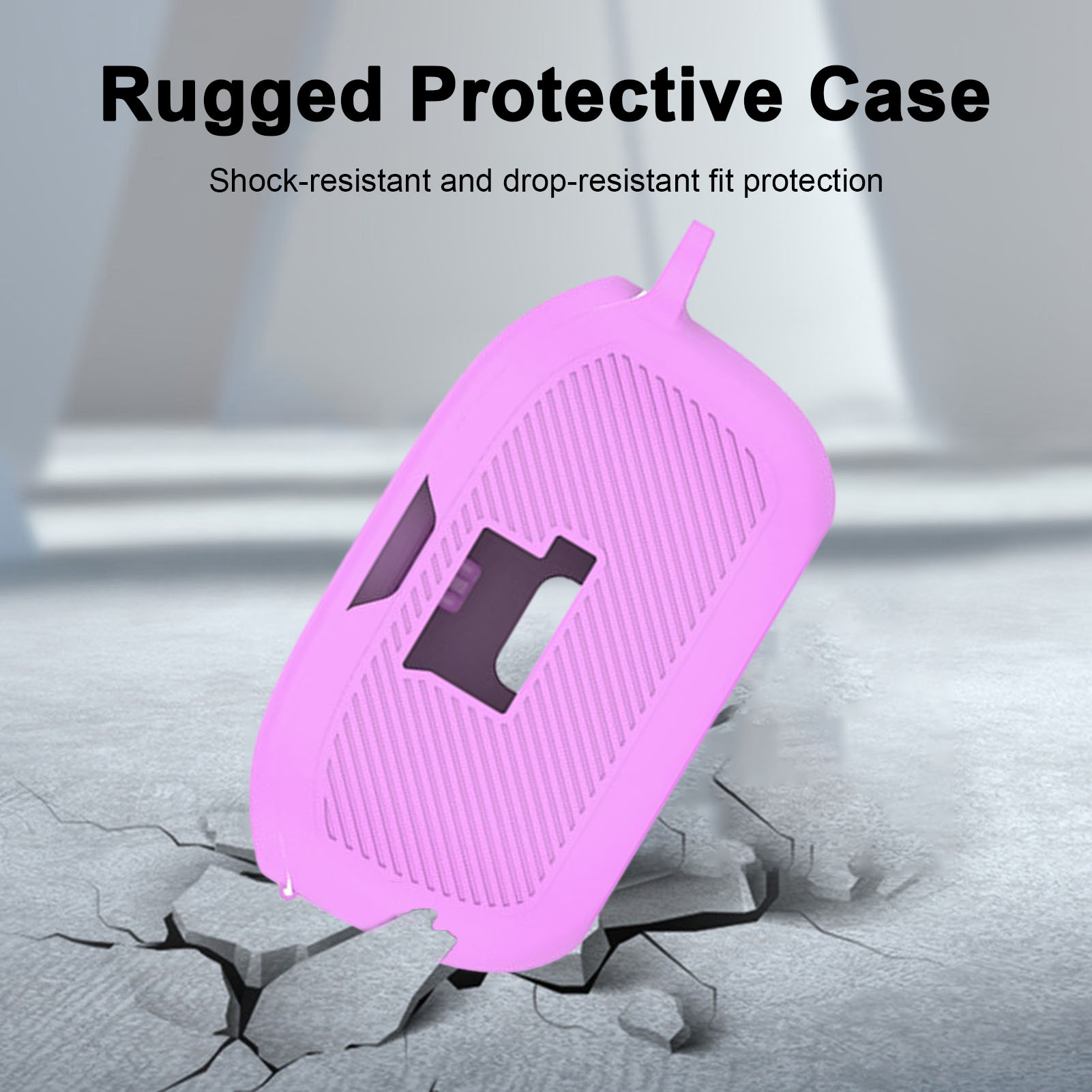 Heavy-duty Phone Case Shockproof Silicone Case for Jbl Vibe Buds Anti-fall Dust-proof Portable Storage Bag with Charging Hole Design Buyers' Favorite Protective Case. 