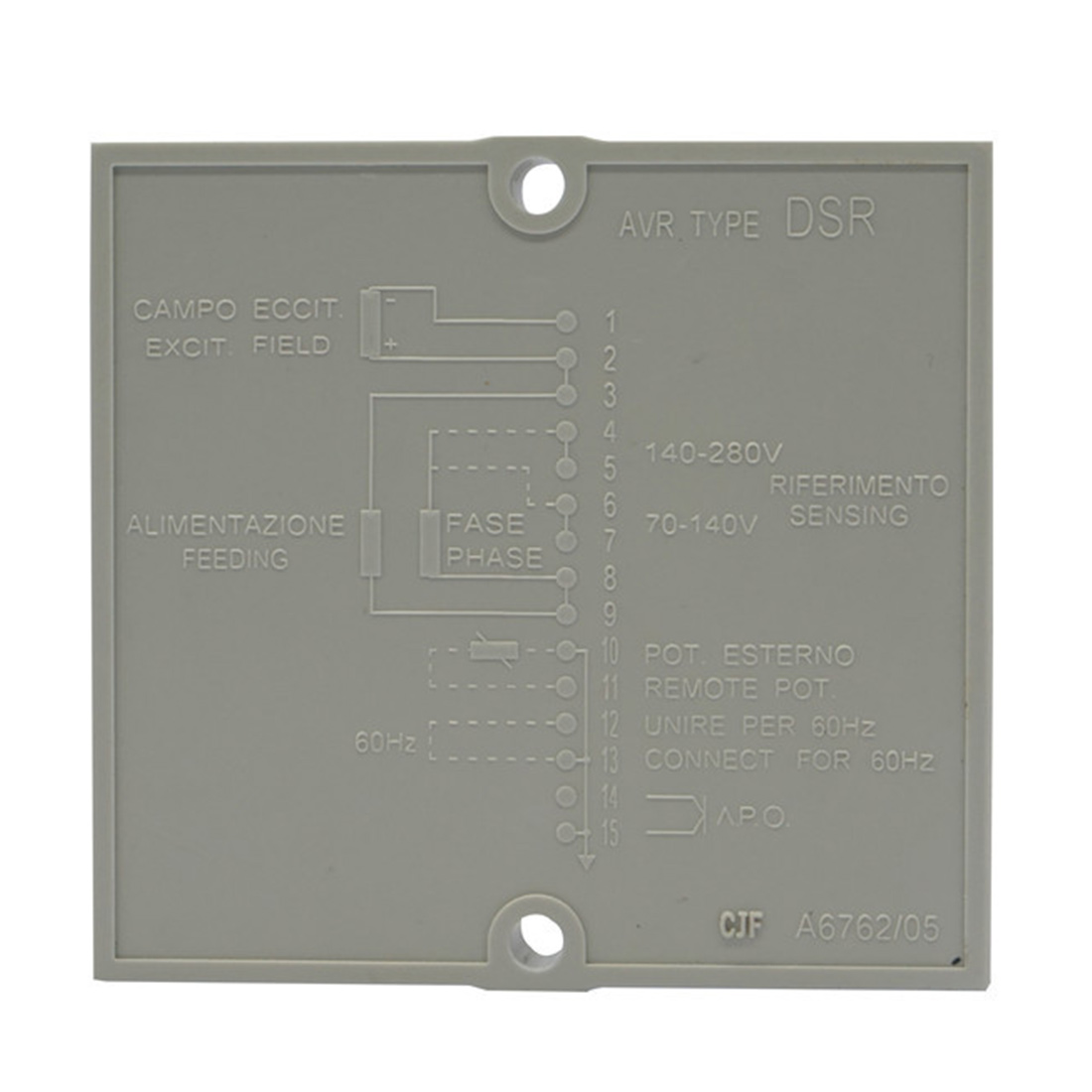 DSR AVR Automatic Voltage Regulator for Mecc Alte Generator Genset Parts. 