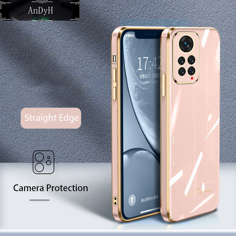New Phone case Xiaomi Redmi Note11/11s/11Pro/11Pro 5G New Luxury Soft Cubic Straight Edge Fashion Upgraded Camera Protection Electraplating Anti-fingerprint Shockproof Protective Casing