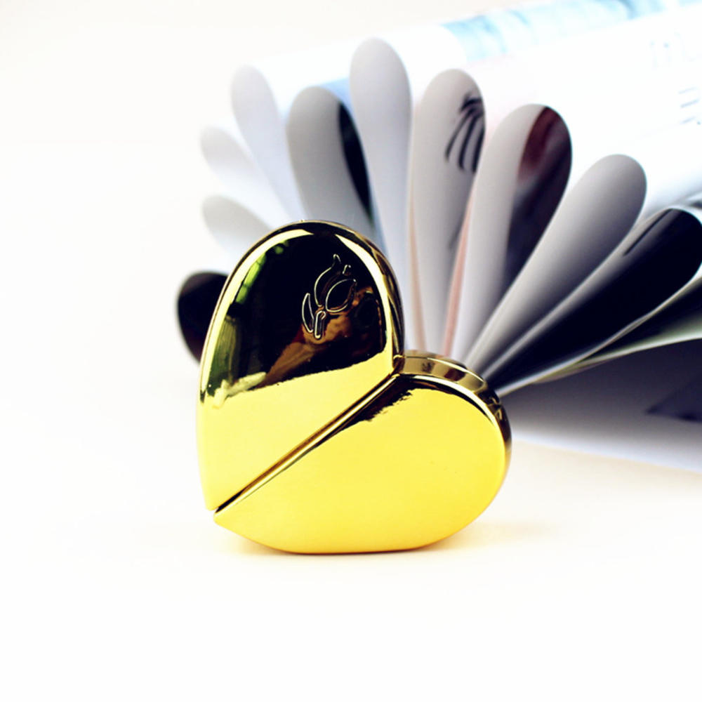 Small Glass Perfume Bottle Delicate 6 Colors Heart-shaped Spray Atomizer 25ml Sample Portable For Travel Daily Use Perfume. 