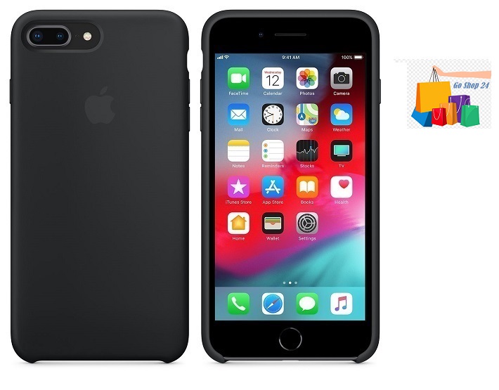 Apple iPhone 7 Plus / Apple iPhone 8 Plus Comfortable Liquid Silicone Mobile Back Case Cover (Back Case Cover For Smartphone). 