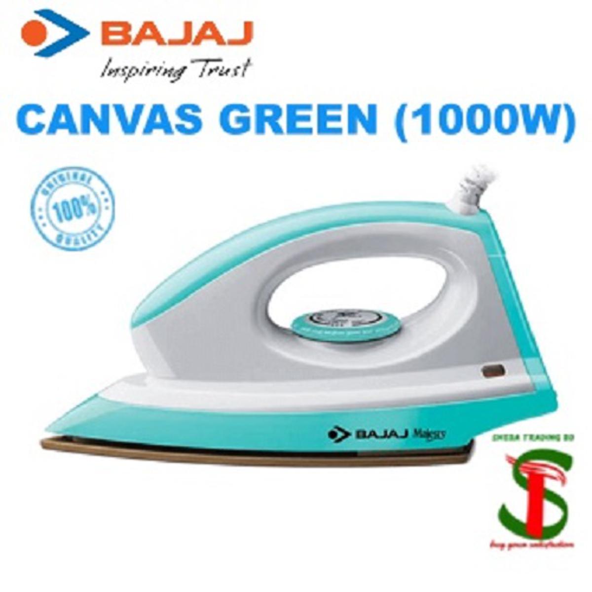 Bajaj majesty canvas on sale green dry iron