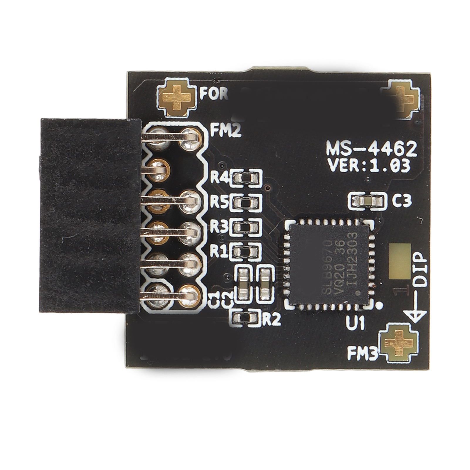 TPM2.0 Module TPM SPI 12Pin Module with SLB 9670 Standalone Security Module for MSI Motherboards for Windows 10 11. 