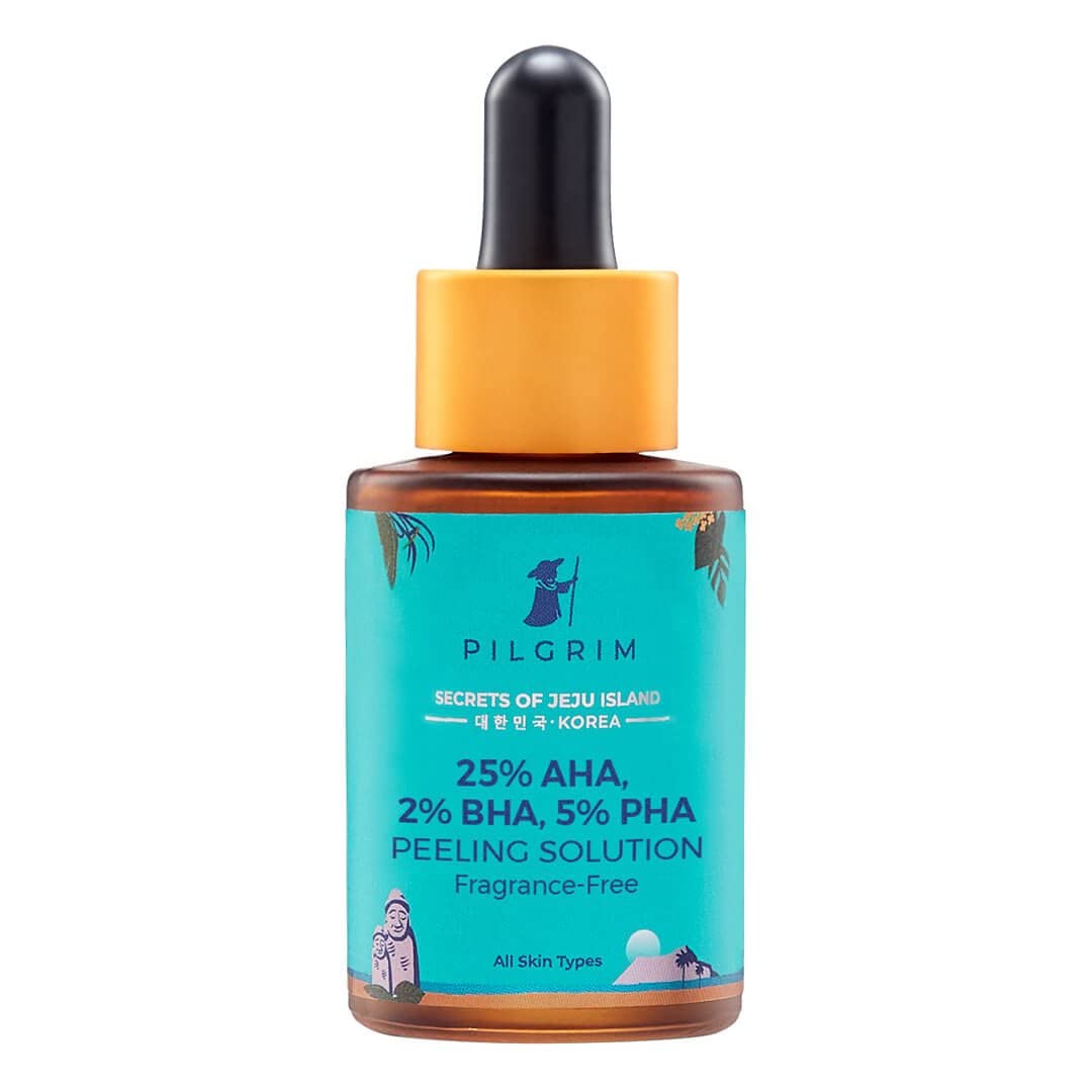 Pilgrim 25% AHA + 2% BHA + 5% PHA Peeling Solution for Face -30 ml