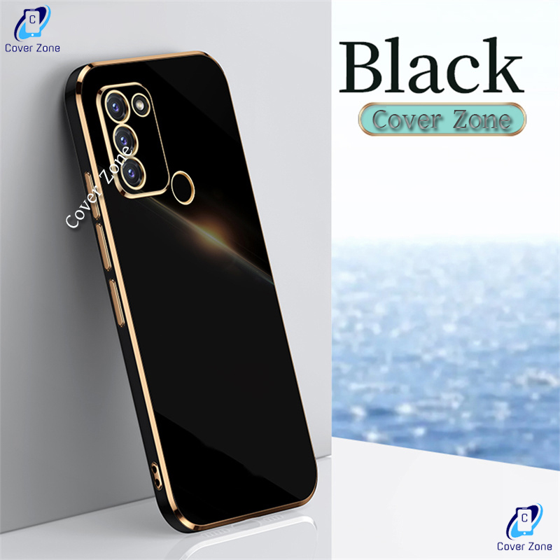 For Symphony Z55 Luxury 6D Plating Soft Casing Silicone Square Frame Phone Case For Symphony Z55 Back Cover. 