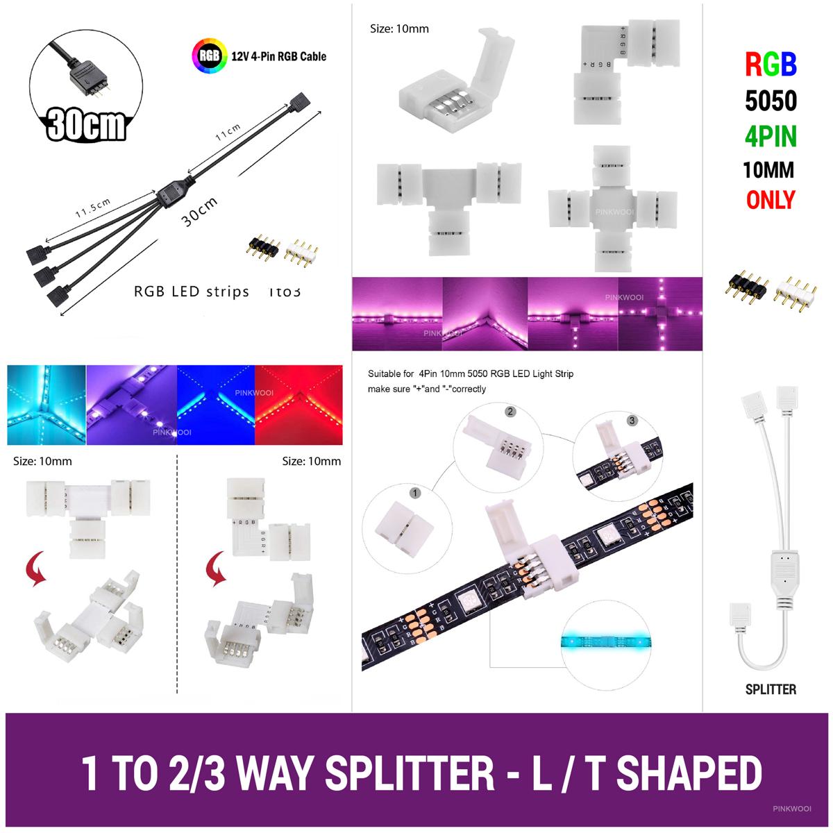 RGB 4-pin Buckles 4-pin pin headers 4-pin double-ended cables 4-pin ...
