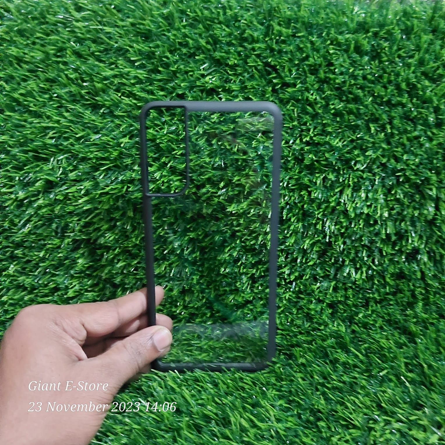 Q Series Case For Samsung Galaxy S21+ /Samsung Galaxy S21 Plus Transparent Black Shockproof Camera Protective Premium Quality Back Cover. 