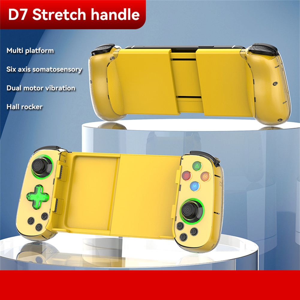 Mobile Game Controller Wireless Connection Stretching Extendable Gamepad Telescopic Gamepad Compatible For Iphone Android Phone. 