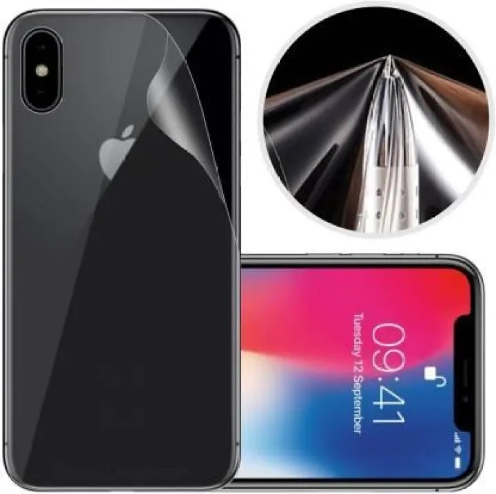 For Apple iPhone X Transparent jel back poly. 
