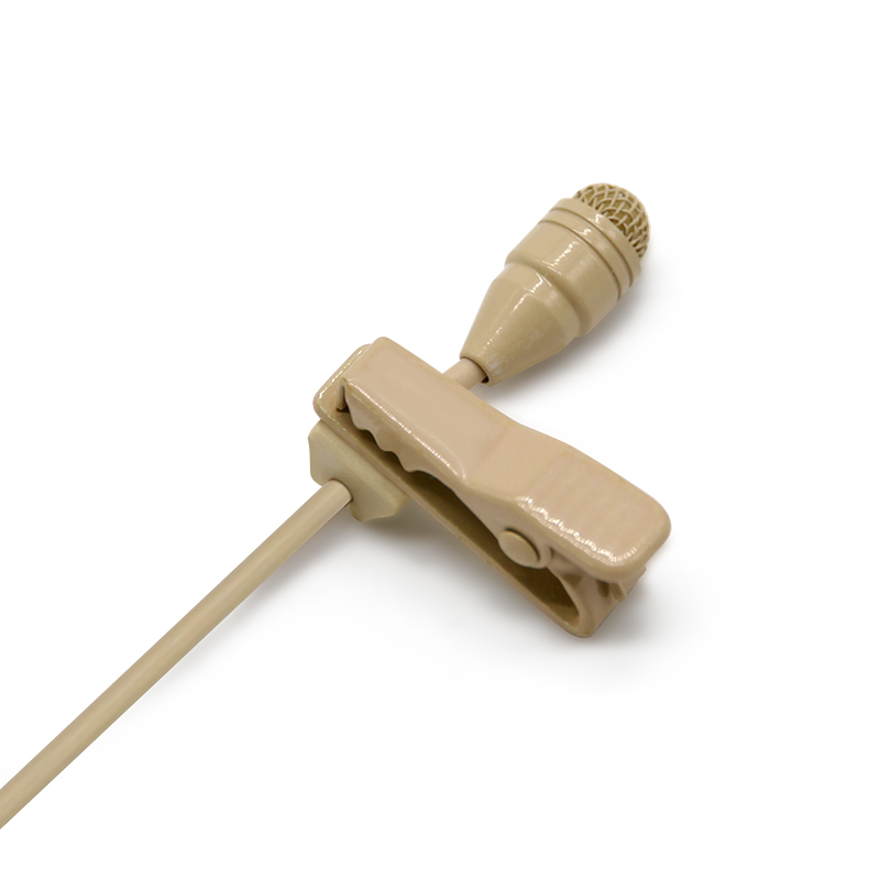 Bolymic Skin Tone Lapel lavalier tie clip Microphone for 5400 Wireless System with 3 Pins XLR. 