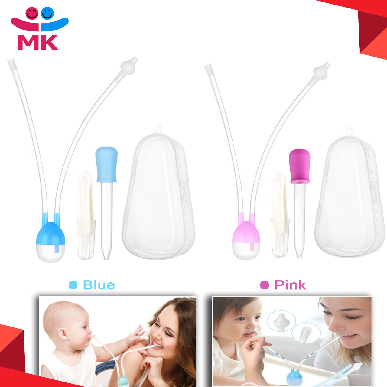 Baby Nasal Aspirator for Newborn Nursing Suction Nose Suction Device Nasal Suction Cleaner And Baby Aspirator