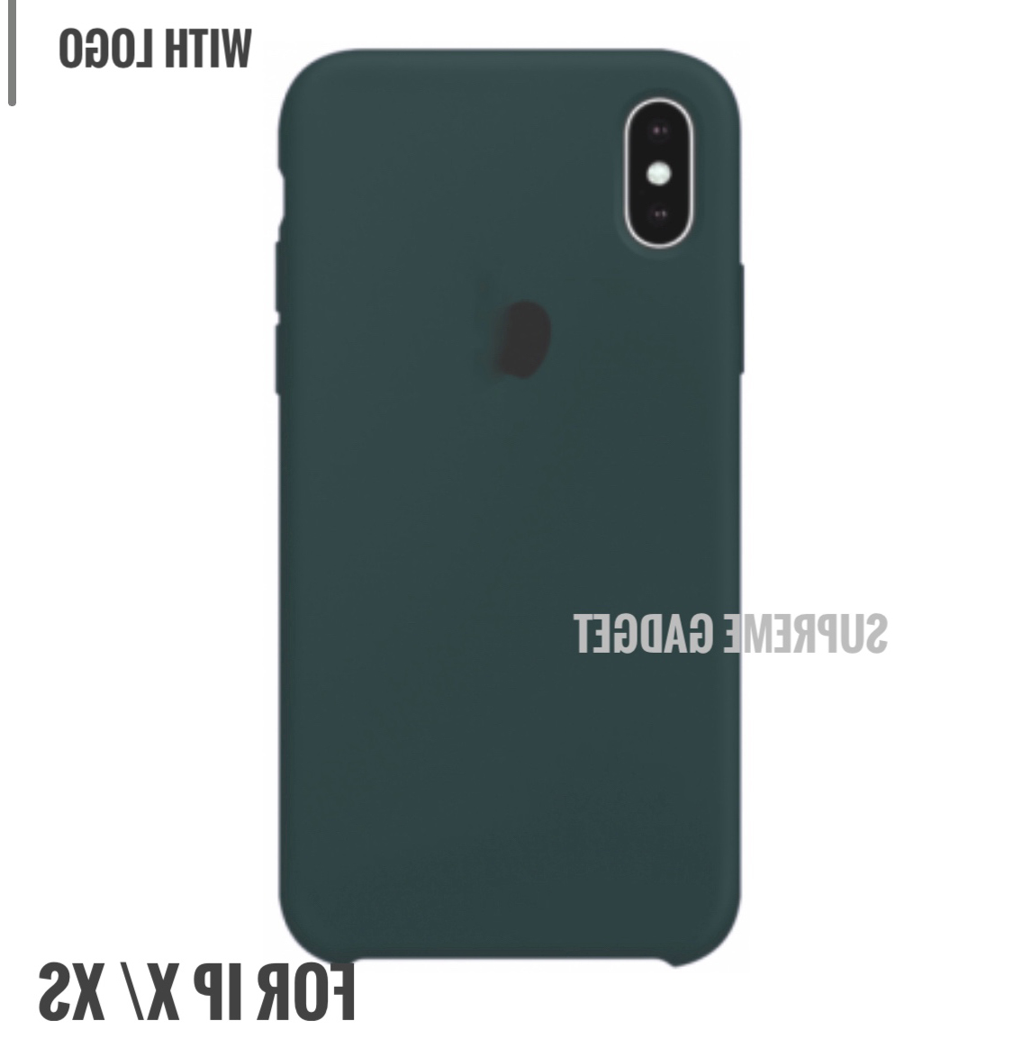 Silicone Case Forest Green Iphone Xs Case OuXul Liquid Silicone
